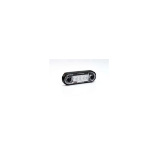 Feu de position LED encastré vert 24V 0,15m de câble