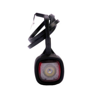 LED Feu de gabarit LED compact | 12-24V | IP69K | rouge/blanc