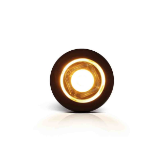 Feu de position LED compact à installer orange | 24V