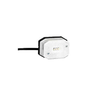 LED feu de position blanc 0.5m kabel 12-24V DC