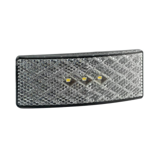 Feu de position LED blanc | 12-24V | 35cm. cable (smoke)