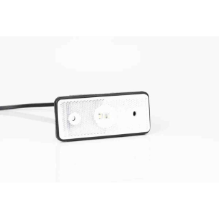 Feu de position LED blanc | 12-24V | 50cm. câble avec 1,5mm². connecteur
