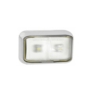 Feu de position LED blanc | 12-24V | câble de 20cm.
