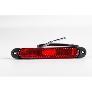 Feu de marquage LED Slimline rouge 12-24V 50cm cable