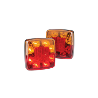 feu arrière LED câble universel 12 V  (ensemble de 2 pièces)