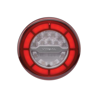 Feu arrière LED 24V inb. 4P AMP MCP + 2x acces. Superseal