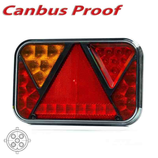 feu arrière LED baïonnette à 5 pôles gauche 12 V avec solution canbus intégrée