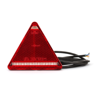feu arrière LED , câble 1850mm 4x0,75mm2 326 , LED 12V - 24V , droit