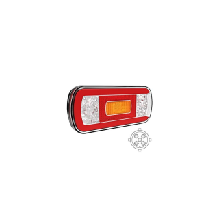 feu arrière LED baïonnette à 5 pôles universel 12/24V Lavaflow