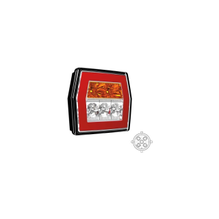 feu arrière LED baïonnette à 5 pôles universel à gauche et à droite (universel) 12/24 V Lavaflow