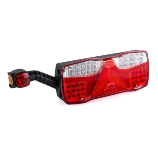 LED Feu de remorque gauche avec feu de gabarit 12-24V 7-PIN AMP