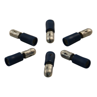 cosses rondes cylidriques pré-isolées pour le fil 1,5 – 2,5mm2 Ø5 , mm bleu
