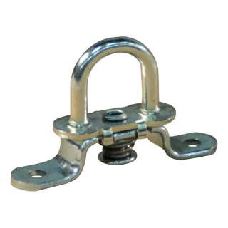 espagnolette zingué pour œillet 42x22mm