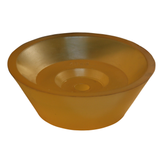 cône d'extrémité PU jaune Ø133mm / Ø84mm 48mm Ø14 884.261.098.078