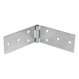 charnière, angle droit avec goupille 37 x 160mm
