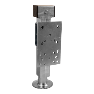 Pied béquille basculante SF60-DSA- SW19 universeel met verlengde montage ⧄60mm ⧄60 1300kg zingué 430mm