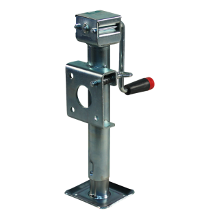 Pied béquille basculante LF Ø51mm 900kg zingué avec fixation par bride