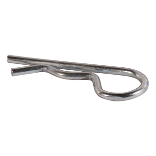 goupille béta, simple Ø6mm acier à ressort, galvanisé blanc