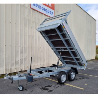 Benne 750 kg essieux 2x750 kg non freiné (photo)
