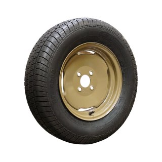 pneu + roue 165 R13C 4Jx13H ET0 60/100/4 métal Kargomax ST-6000 M+S gris vert