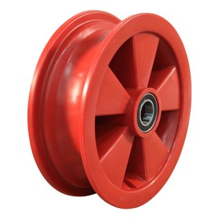 roue 2.50Ax8 ET0 ET0 roulement à billes Ø20 NL88mm plastique Rouge