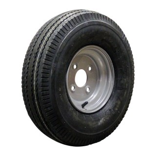 pneu + roue 5.00-8 3.00Dx8 ET0 60/100/4 métal HF-214 gris argent
