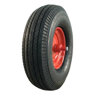 pneu + roue 5.00-8 2.50Ax8 ET0 NL96mm métal HF-214 Rouge 150mm