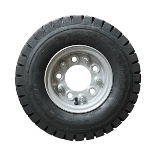pneu + roue 5.00-8 4.33R-8 ET0 94/140/5 métal HF-281 gris argent