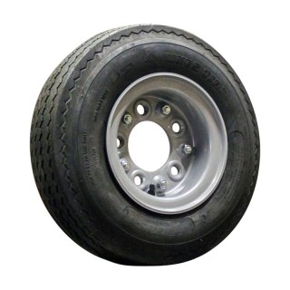 pneu + roue 5.70/5.00-8 (146/91-8) 4.33R-8 ET0 94/140/5 métal KT-701 gris argent