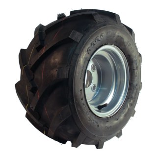 pneu + roue 18x9.50-8 7.00Bx8H2 ET-2 60/100/4 métal HF-255 gris argent