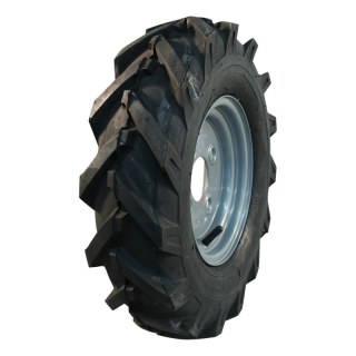 pneu + roue 4.80/4.00-8 (122/90-8) 2.50Ax8H2 ET-2 60/100/4 métal V-8501 gris argent