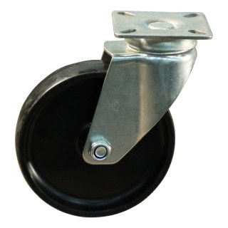 roulette pivotante 100mm serie 65 - 60 montage de la plaque palier lisse