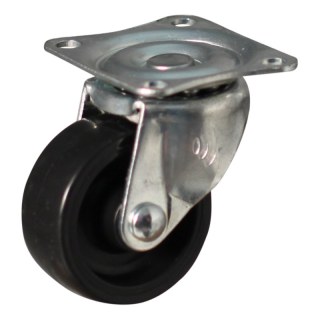 roulette pivotante 38mm serie 65 - 44 montage de la plaque palier lisse