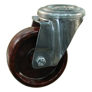roulette pivotante 100mm serie 95 ᠆ 29 trou pour boulon palier lisse