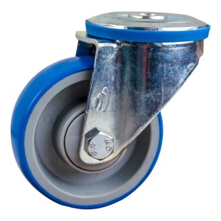 roulette pivotante 100mm serie 21 ᠆ 10 trou pour boulon roulement à billes