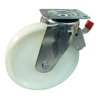 roulette pivotante avec frein 250mm serie 34 ᠆ 11 montage de la plaque palier lisse