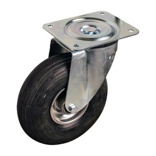 roulette pivotante 2.50-4 2.10x4H2 ET0 NL75mm métal V-5501 gris 12 montage de la plaque roulement à billes