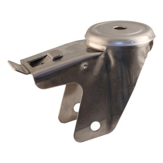 roulette pivotante avec frein 160mm série 27 ᠆ 30 trou pour boulon Roulement à billes en inox