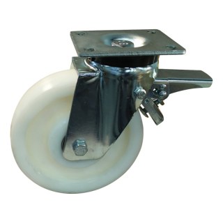 roulette pivotante avec frein 200mm serie 33 ᠆ 19 montage de la plaque palier lisse