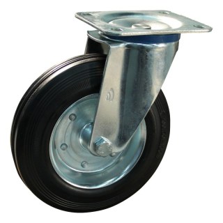 roulette pivotante 200mm série 02 ᠆ 12 montage de la plaque palier lisse
