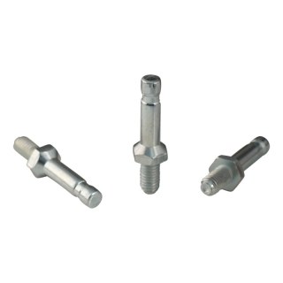 roulette pivotante 50mm 50mm série 74-73 draadstift M8 palier lisse palier lisse