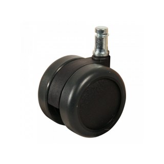 roulette pivotante 60mm série 74-73 goupille glissant palier lisse