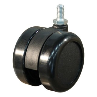 roulette pivotante 60mm série 65-73 draadstift M8 palier lisse