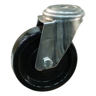 roulette pivotante 100mm serie 35 ᠆ 31 trou pour boulon palier lisse