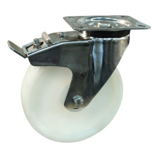 roulette pivotante avec frein 200mm serie 34 ᠆ 31 montage de la plaque palier lisse