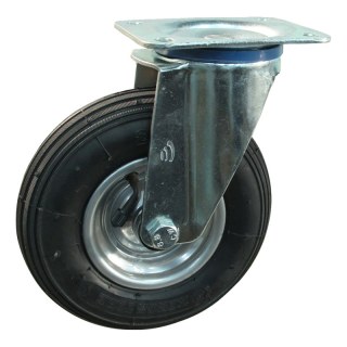 roulette pivotante 7x1 3/4 (175x45) 1.25x3.8 (200x50) ET0 NL60mm métal C-179 gris argent 15 montage de la plaque roulement à r