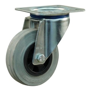 roulette pivotante 125mm serie 11 ᠆ 15 montage de la plaque palier lisse