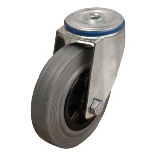 roulette pivotante 125mm serie 11 ᠆ 15 trou pour boulon roulement à rouleaux