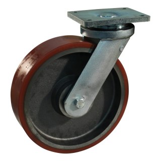 roulette pivotante 160mm série 28 ᠆ 22 montage de la plaque roulement à billes