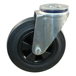 roulette pivotante 200mm série 01 ᠆ 31 trou pour boulon roulement à aiguilles éxécution inox